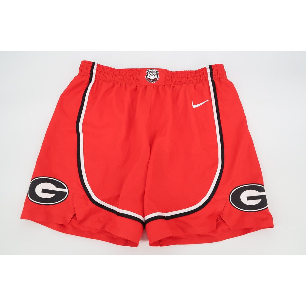 Nike Georgia Bulldogs Elite Engineered Basketball Shorts Red Mens 36 Team Issued